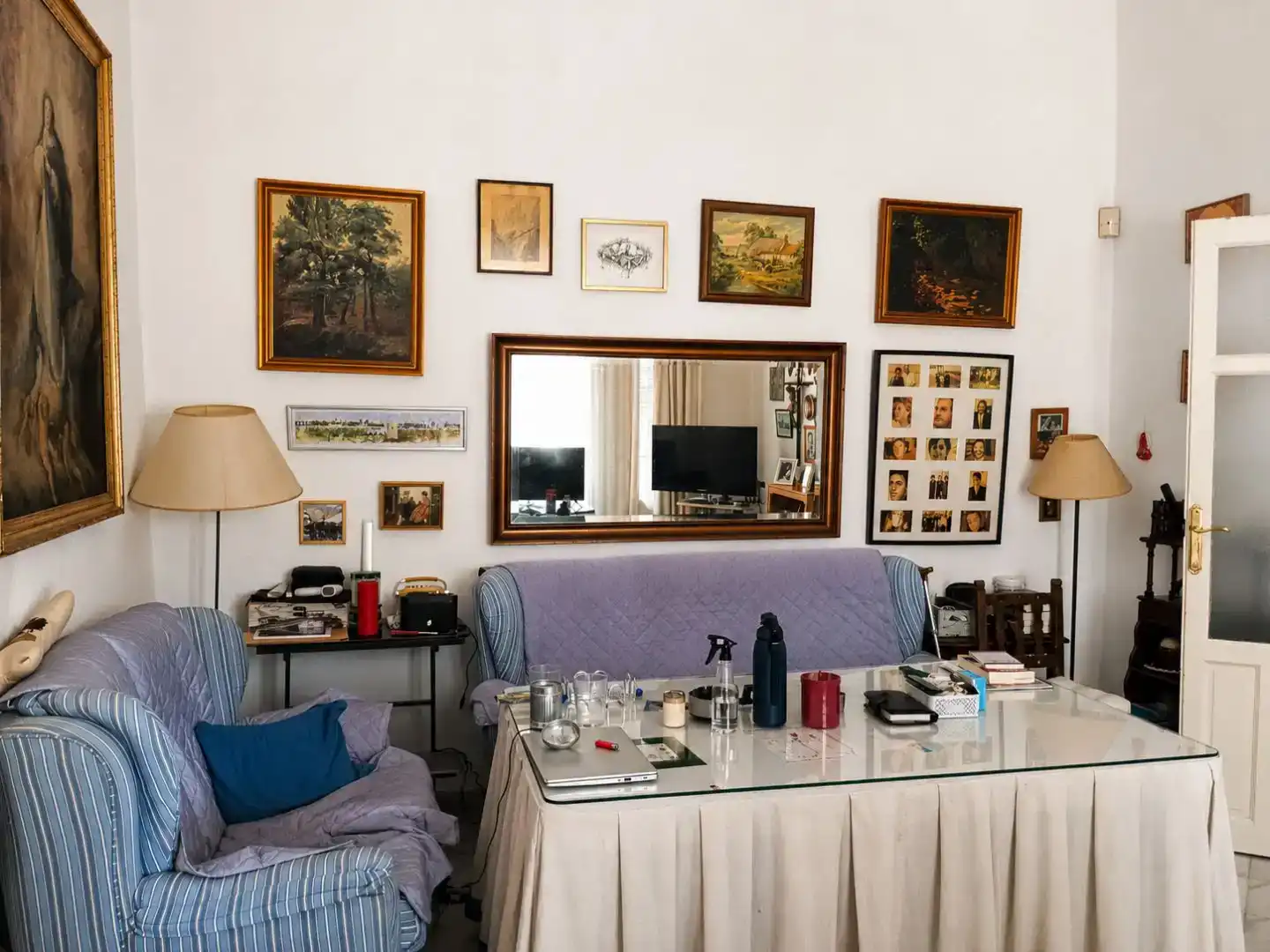 Living room of Flat for sale in Sevilla  with Private garden