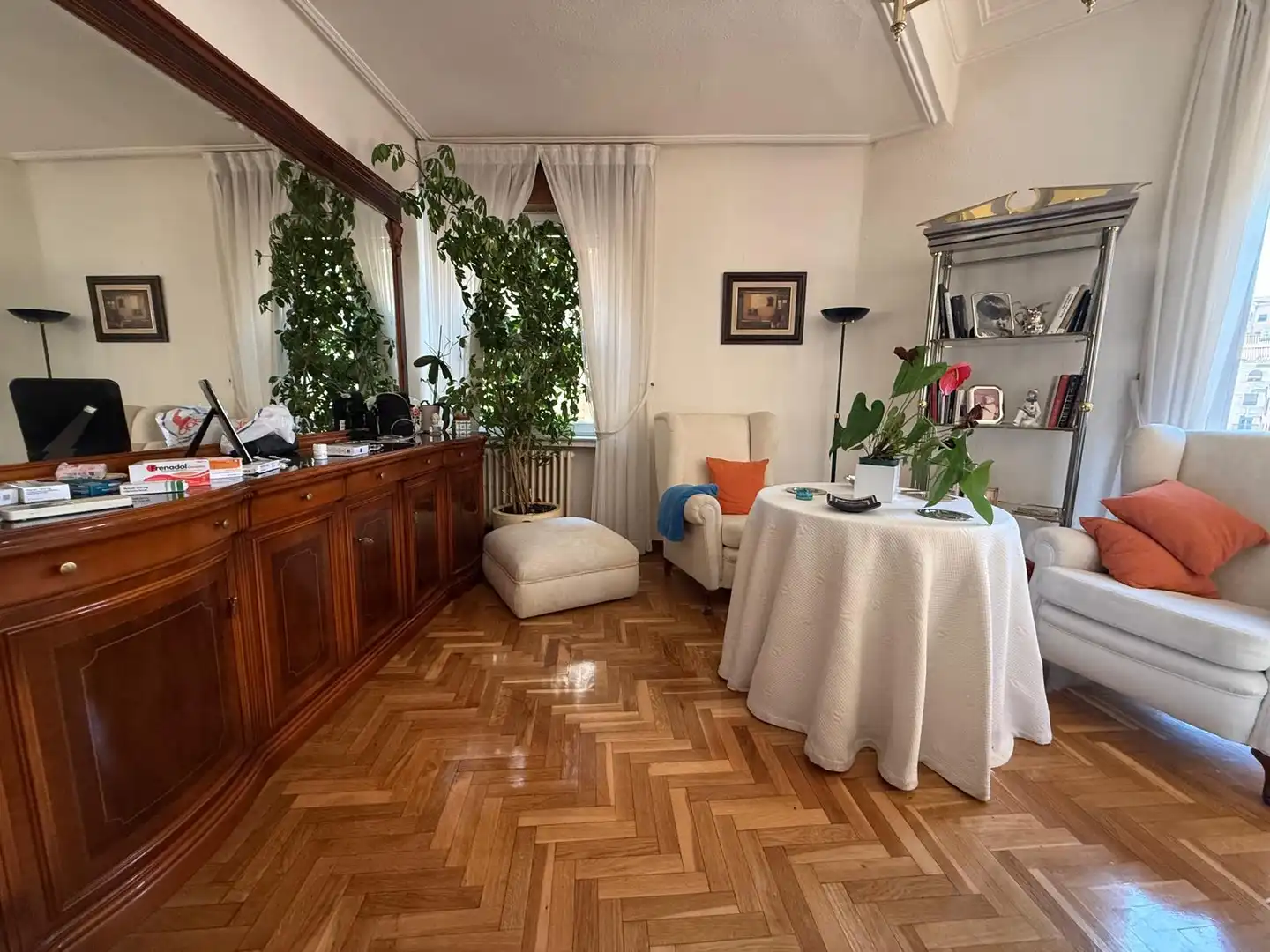 Sala d'estar de Pis de lloguer en Salamanca amb Moblat