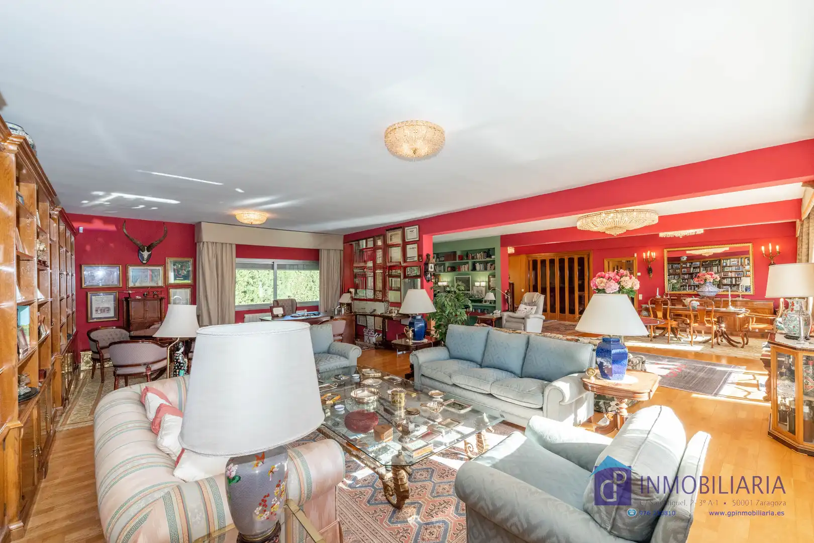 Sala de estar de Casa o chalet en venta en Zaragoza con Aire acondicionado, Calefacción y Jardín privado