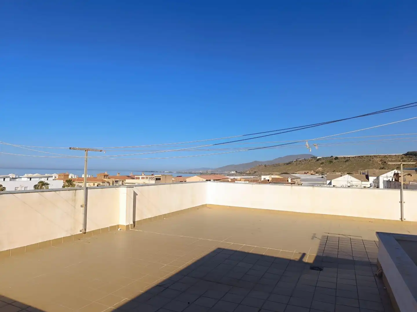 Terraza de Piso de alquiler en Balanegra con Aire acondicionado, Calefacción y Amueblado