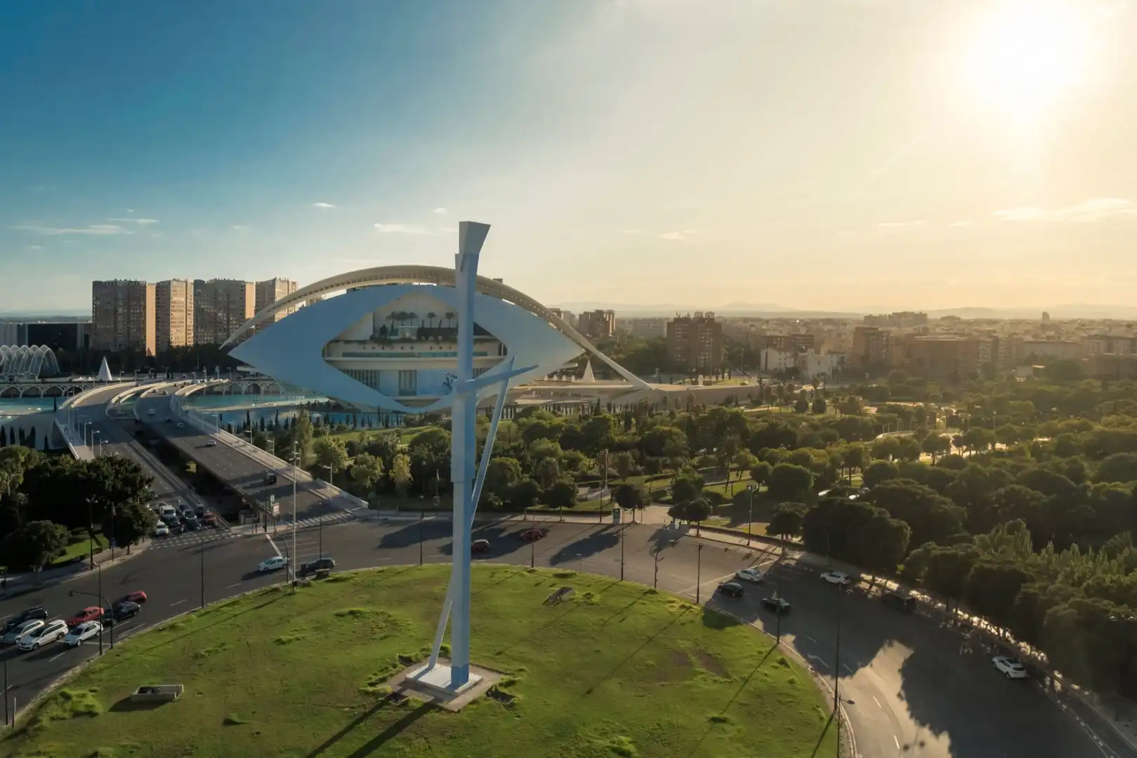 Vista exterior de Piso en venta en Valencia con Aire acondicionado, Trastero y Piscina