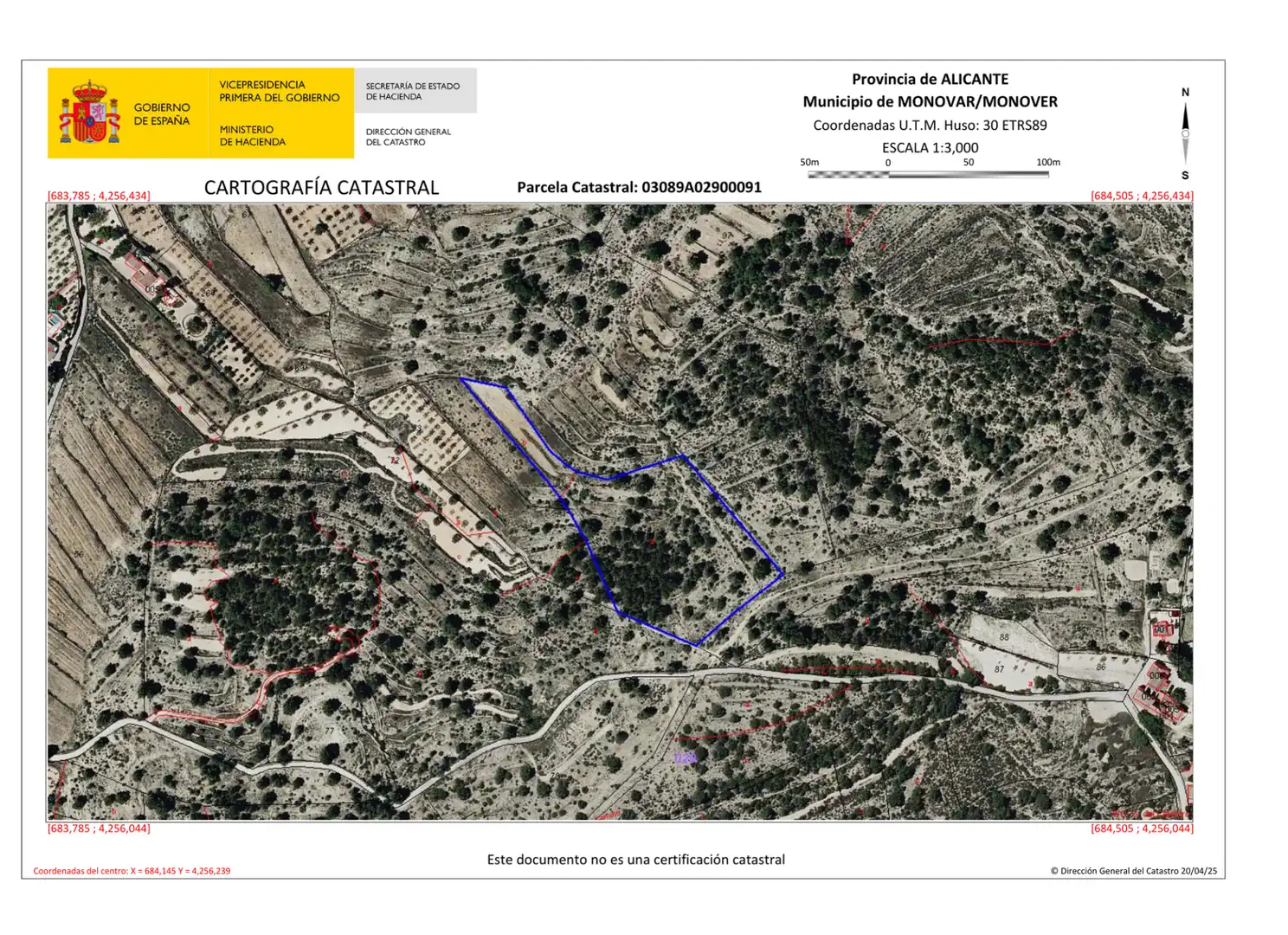 Rural land for sale in Monóvar  / Monòver