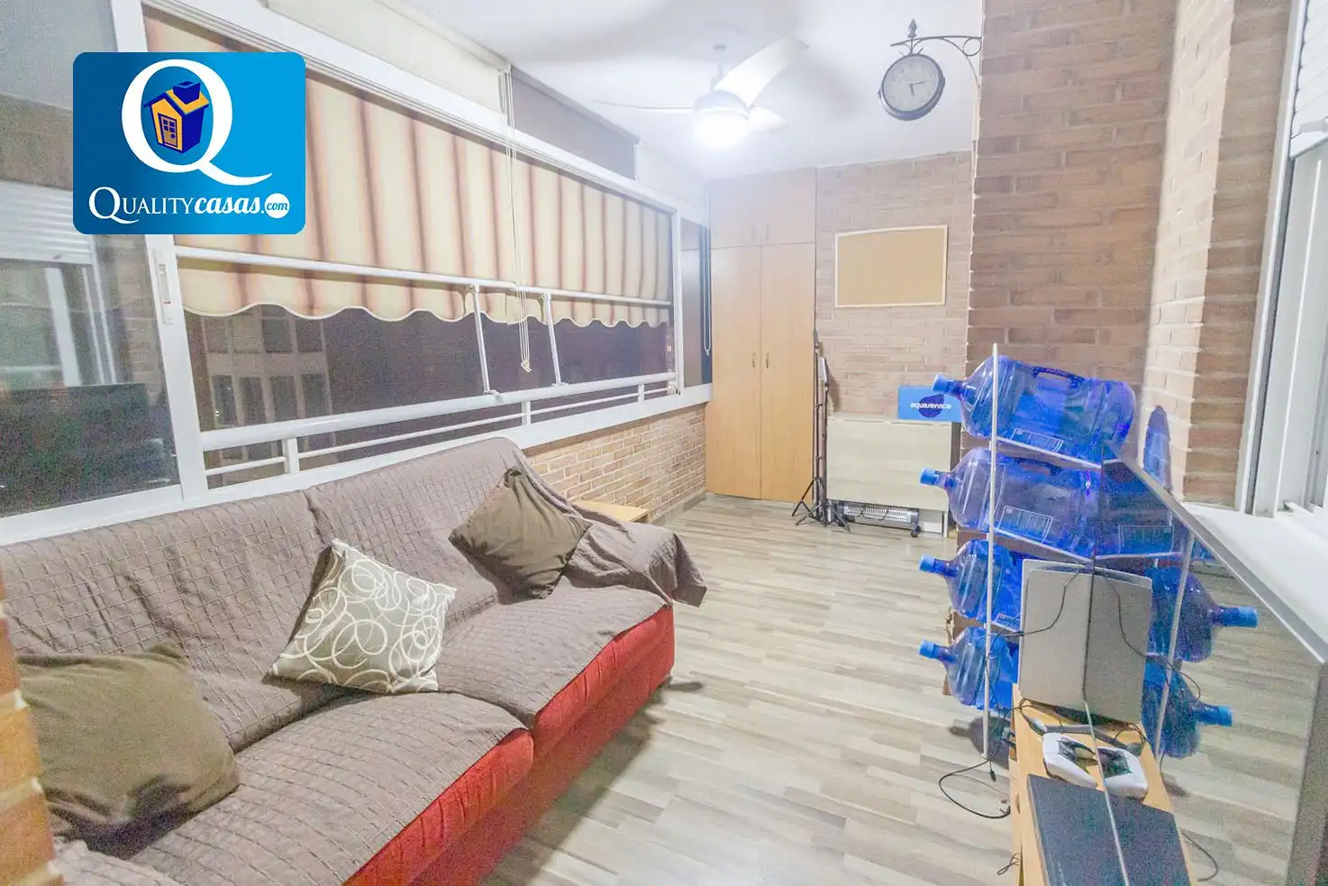 Wohnzimmer von Wohnung zum Verkauf in San Vicente del Raspeig / Sant Vicent del Raspeig mit Klimaanlage, Heizung und Terrasse