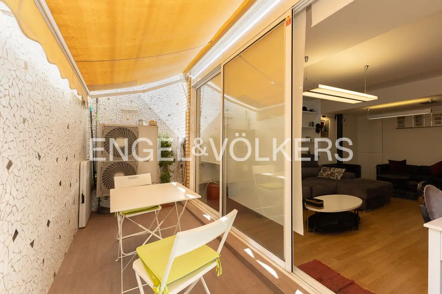 Terrace of Flat for rent in Valencia  with Air Conditioner, Heating and Parquet flooring