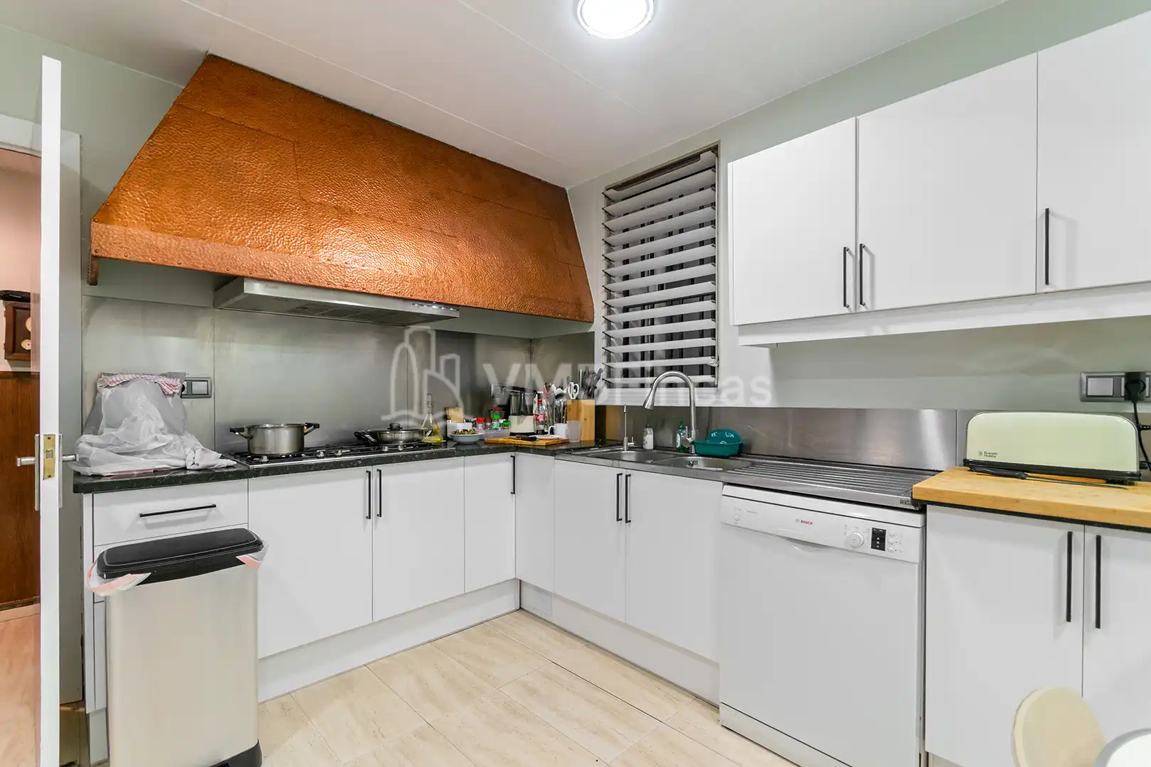 Küche von Wohnung zur Miete in Barcelona mit Klimaanlage, Heizung und Parkett