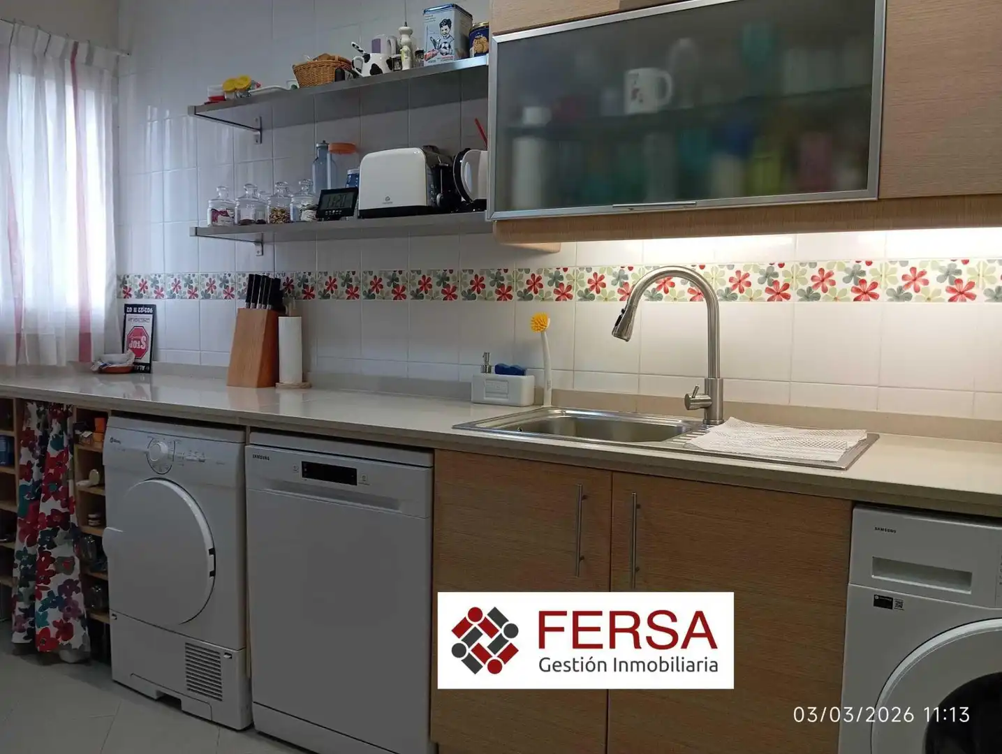 Cocina de Dúplex de alquiler en El Puerto de Santa María con Aire acondicionado, Calefacción y Terraza