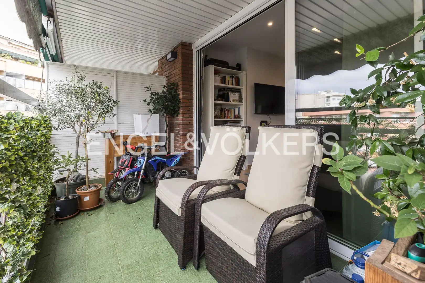 Terrasse von Wohnung zur Miete in Barcelona mit Heizung, Balkon und Haustiere erlaubt