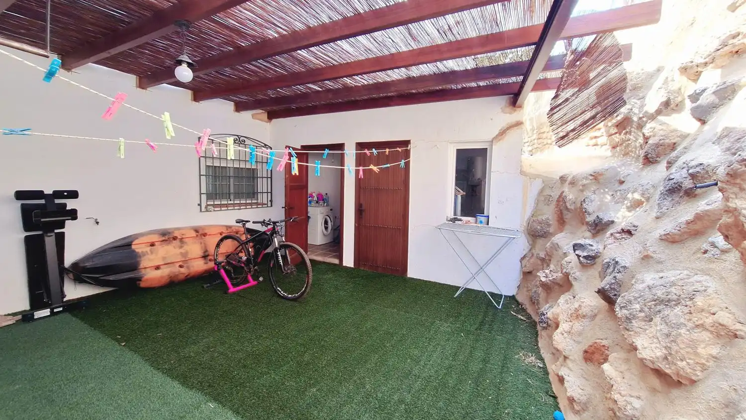 Terrassa de Casa o xalet en venda en Los Gallardos amb Aire condicionat