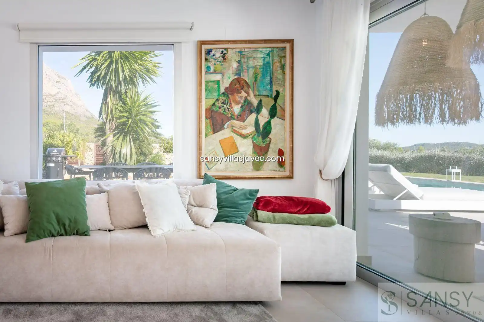 Sala d'estar de Casa o xalet en venda en Jávea / Xàbia amb Aire condicionat i Traster