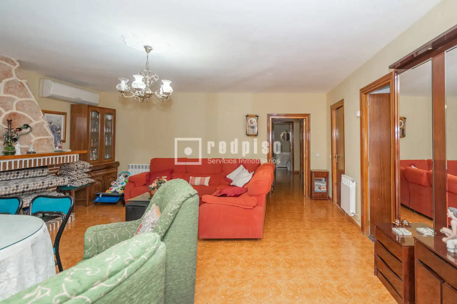 Sala de estar de Casa o chalet en venta en Palomeque con Aire acondicionado, Calefacción y Jardín privado