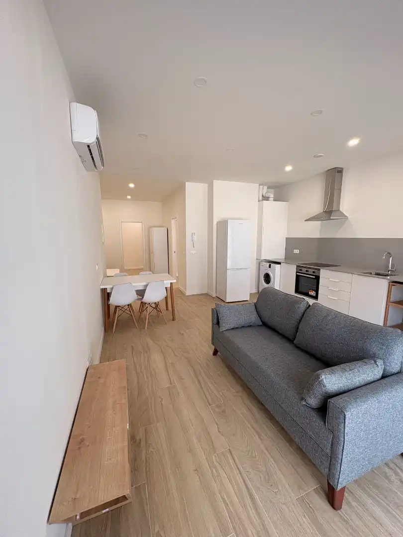 Sala de estar de Estudio de alquiler en Xàtiva con Amueblado, Horno y Lavadora