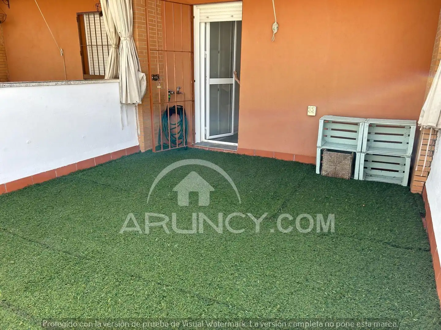 Jardín de Dúplex de alquiler en Alcalá de Guadaira con Aire acondicionado y Terraza