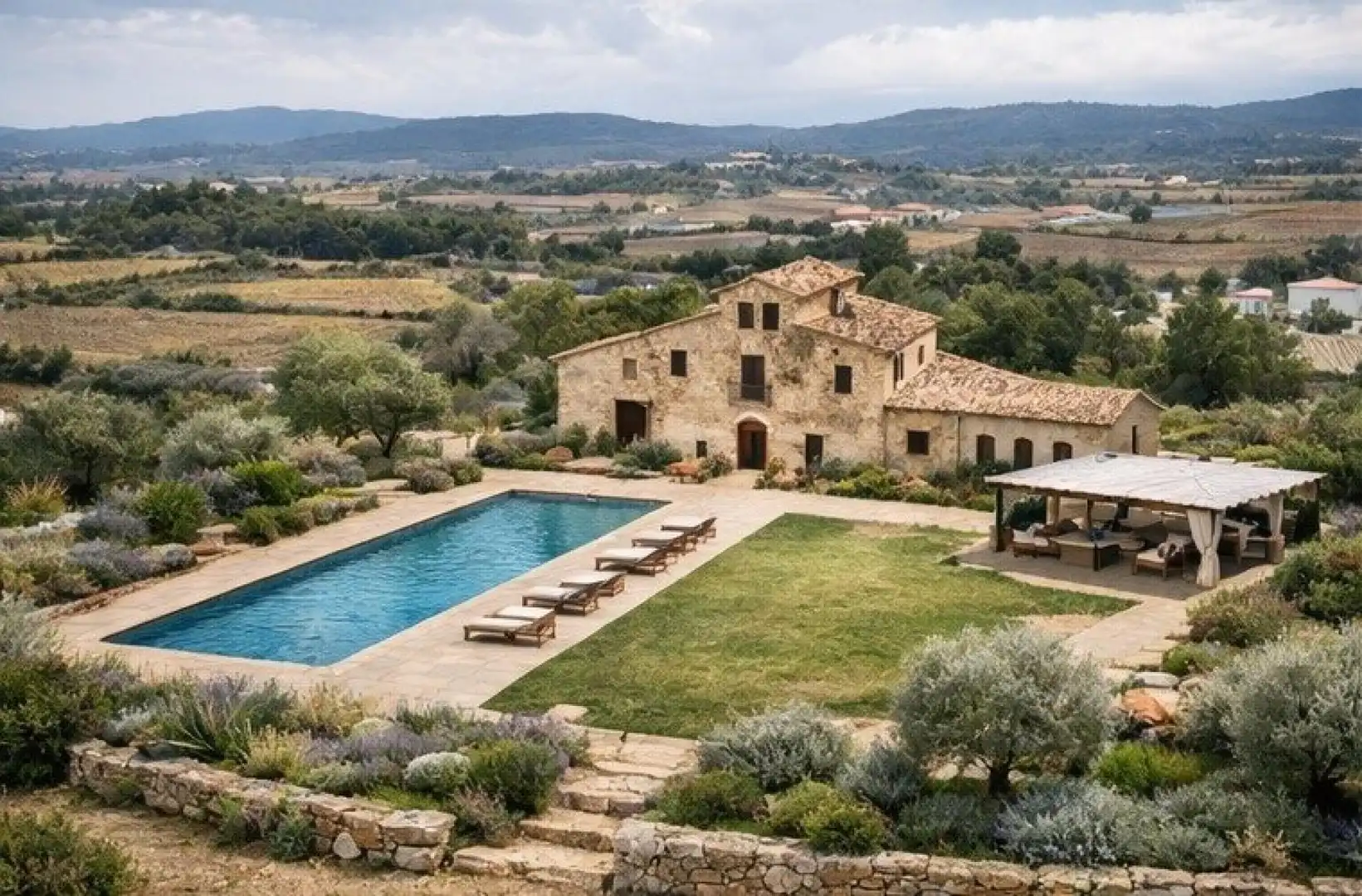 Piscina de Finca rústica en venda en Font-rubí