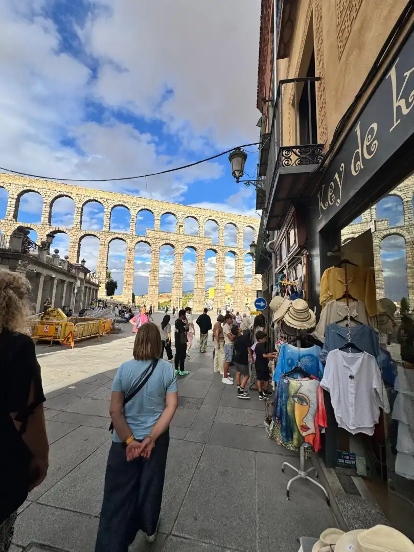 Außenansicht von Dachboden zur Miete in Segovia mit Heizung, Möbliert und Ofen
