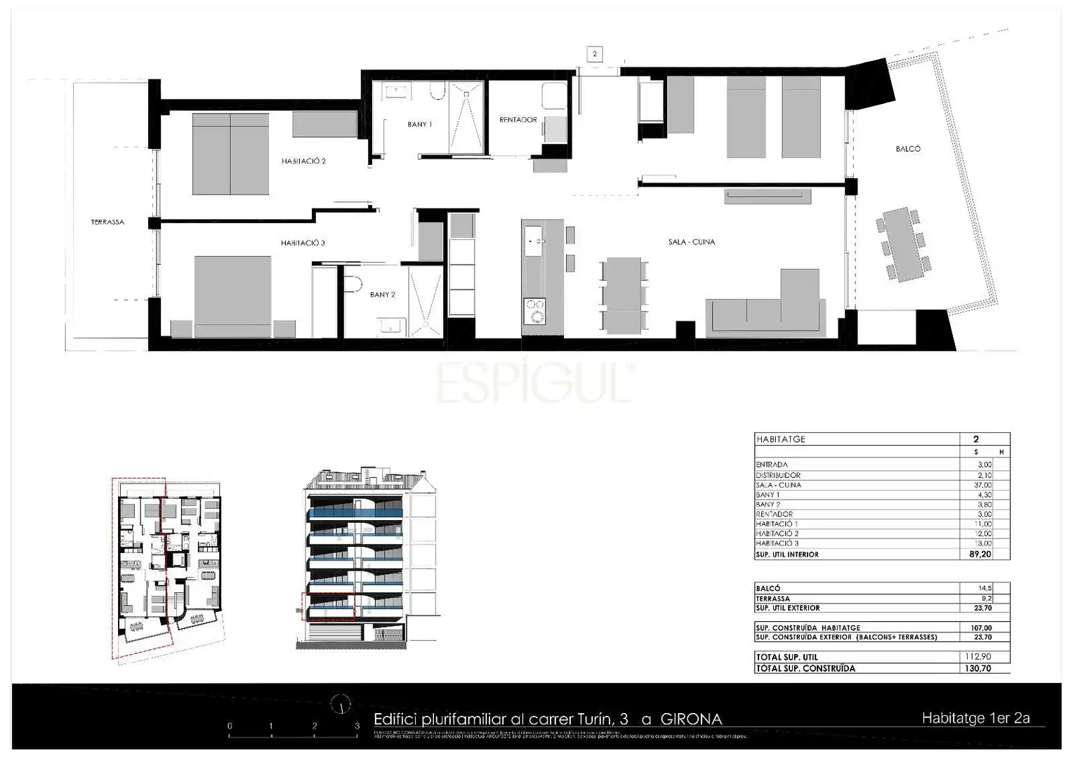 Appartamento con terrazza in vendita a Torin 3, imagen 11