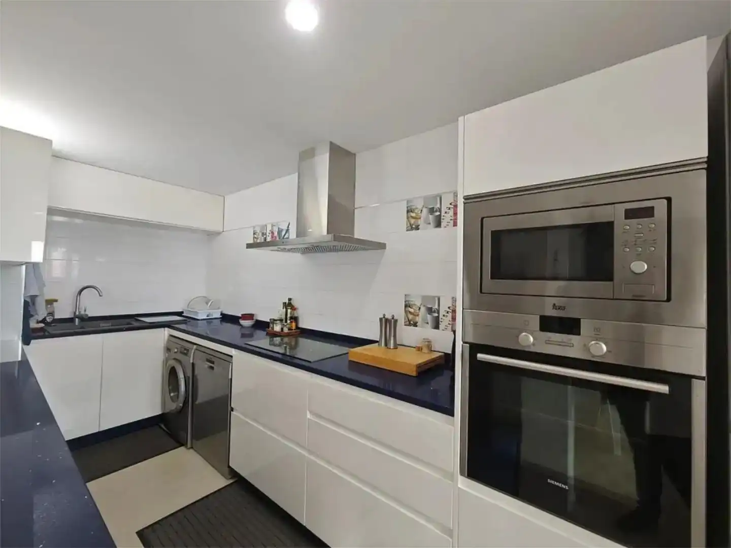 Küche von Wohnung zur Miete in  Valencia Capital mit Klimaanlage und Balkon