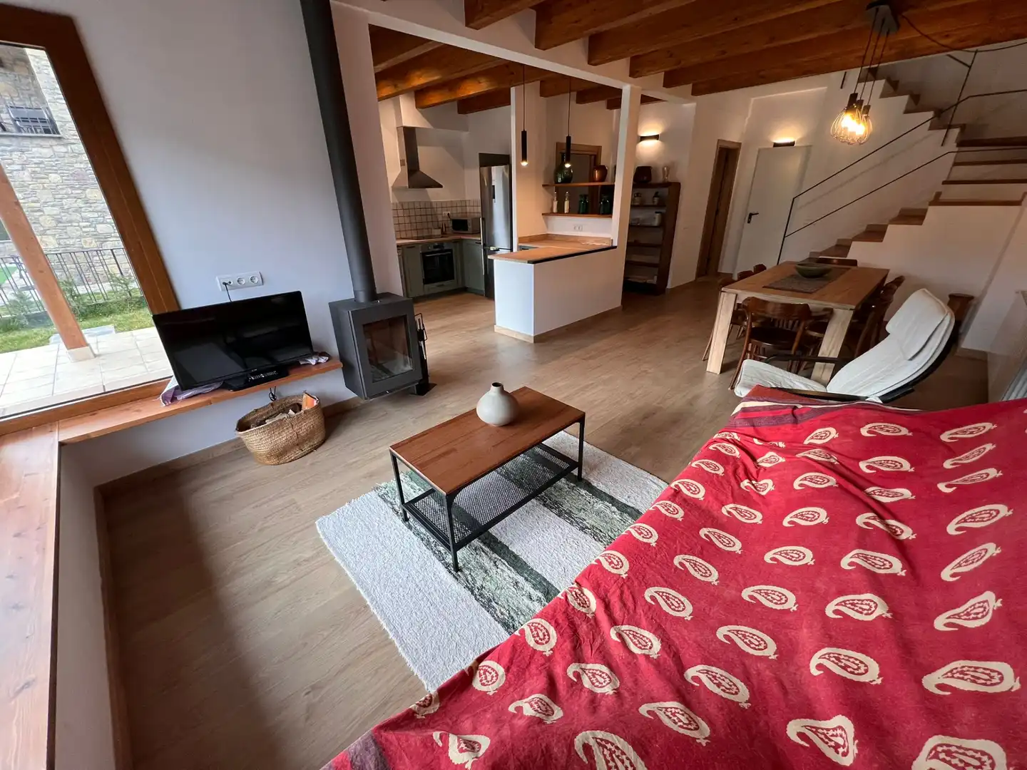 Sala de estar de Casa adosada en venta en Llanars con Calefacción, Jardín privado y Parquet