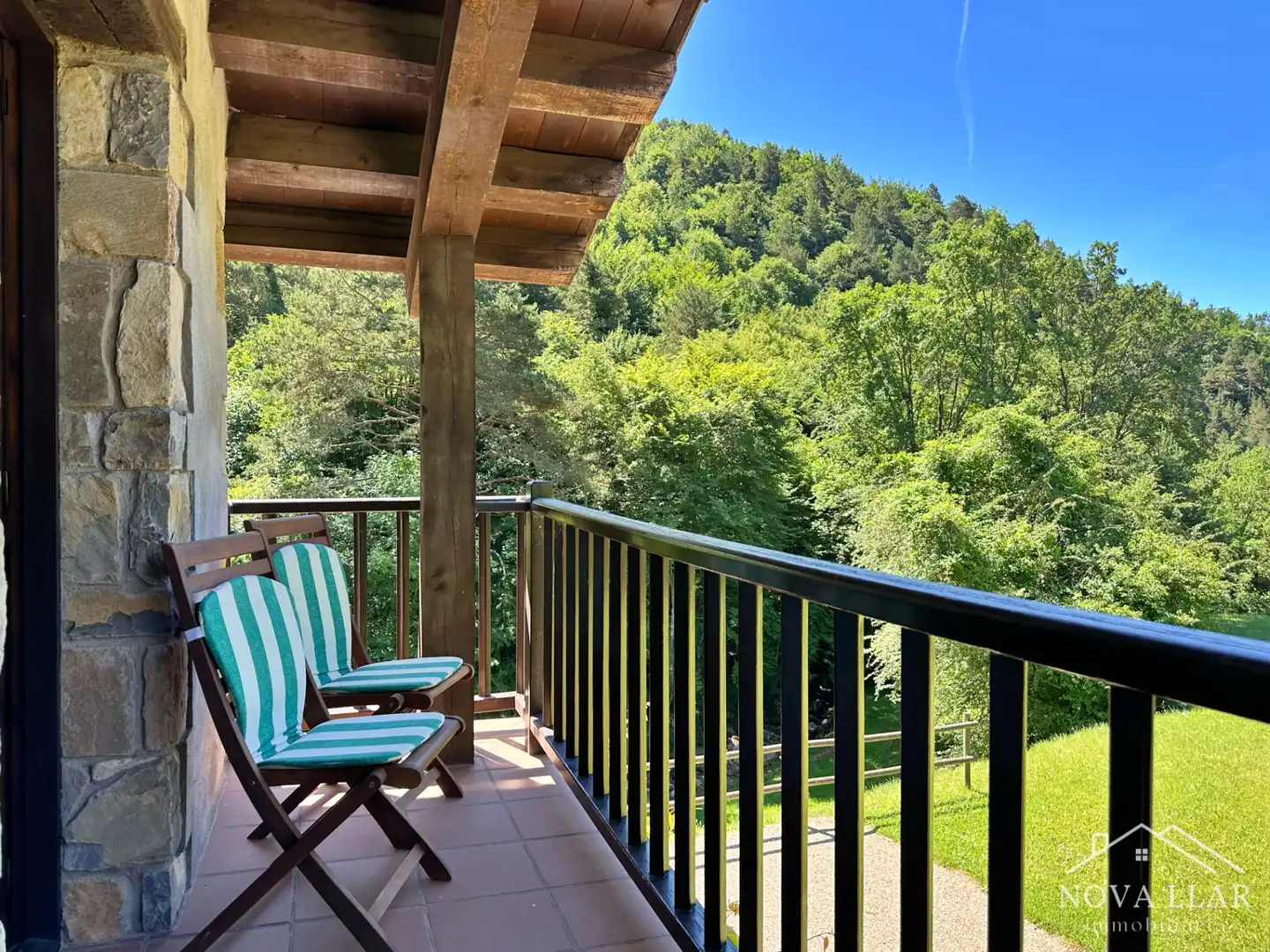Terraza de Finca rústica en venta en Les Llosses con Calefacción, Jardín privado y Terraza