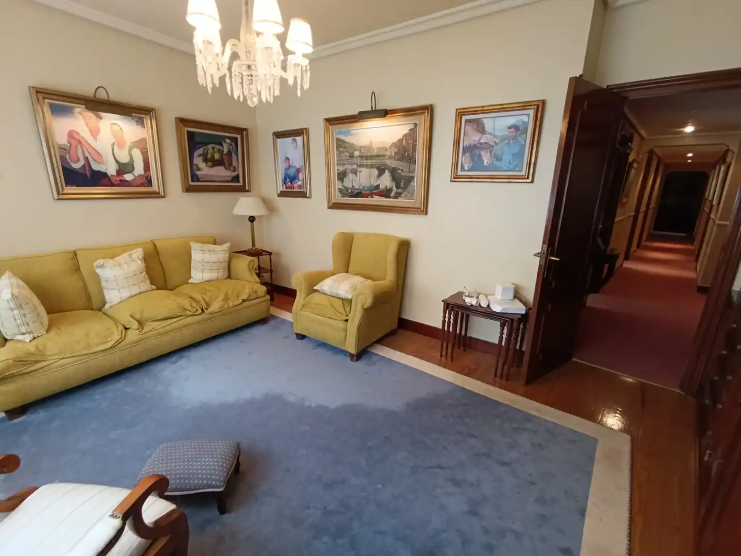 Sala de estar de Piso en venta en Getxo  con Calefacción, Terraza y Trastero