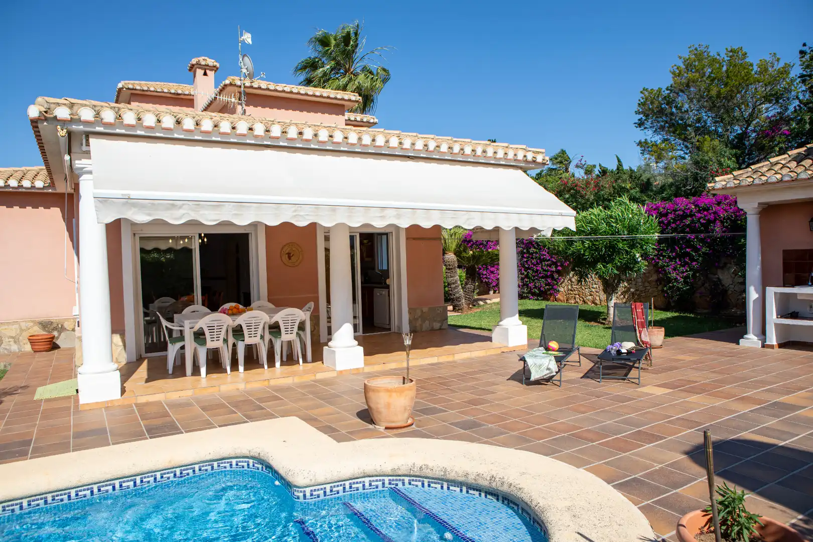 Jardín de Casa o chalet de alquiler en Dénia con Aire acondicionado, Calefacción y Jardín privado