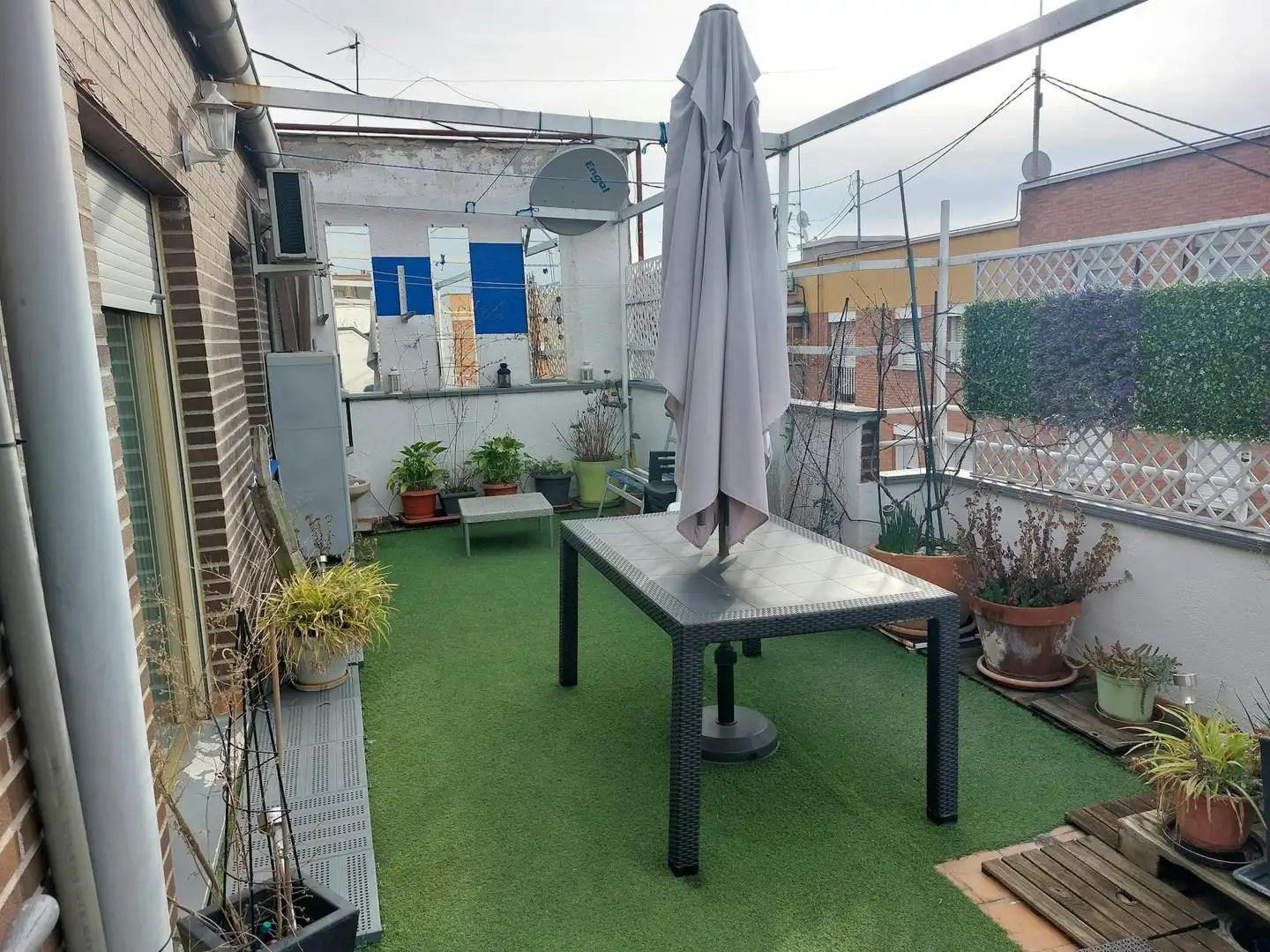 Terrassa de Pis de lloguer en Madrid amb Aire condicionat, Calefacció i Moblat