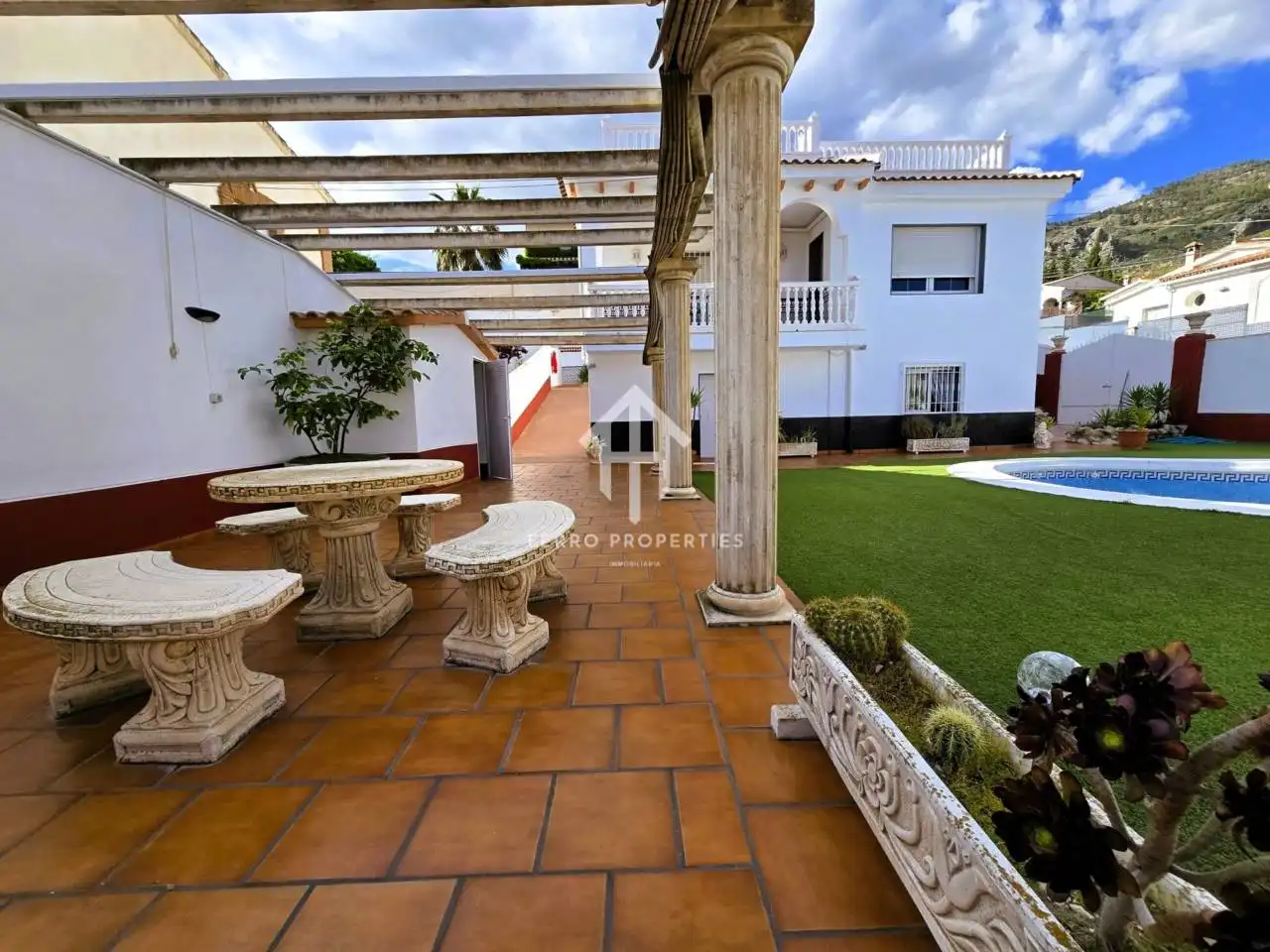 Jardí de Casa o xalet en venda en Loja amb Jardí privat, Terrassa i Piscina