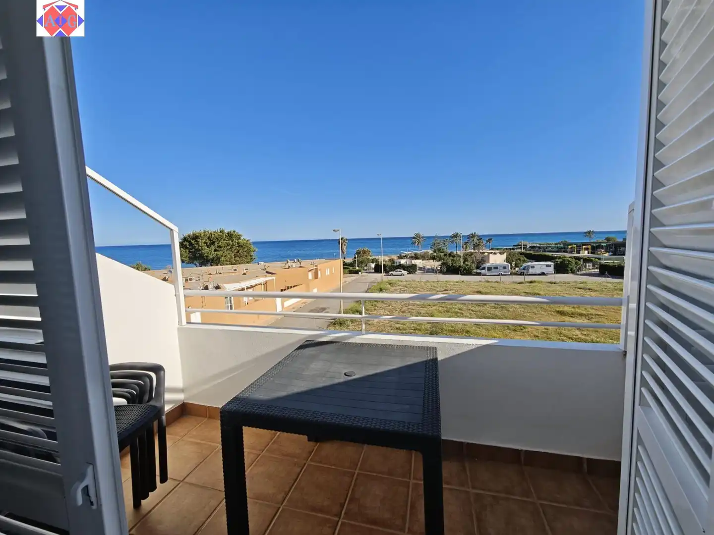 Terrasse von Dachboden zum Verkauf in Lújar mit Klimaanlage, Terrasse und Möbliert