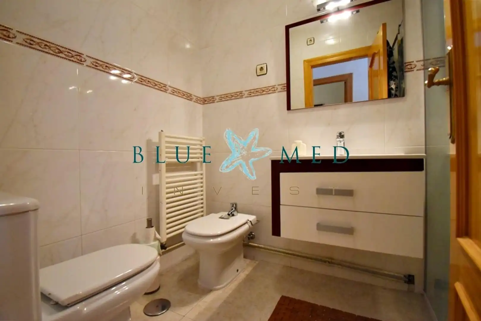 Baño de Dúplex en venta en Mazarrón con Calefacción, Jardín privado y Terraza