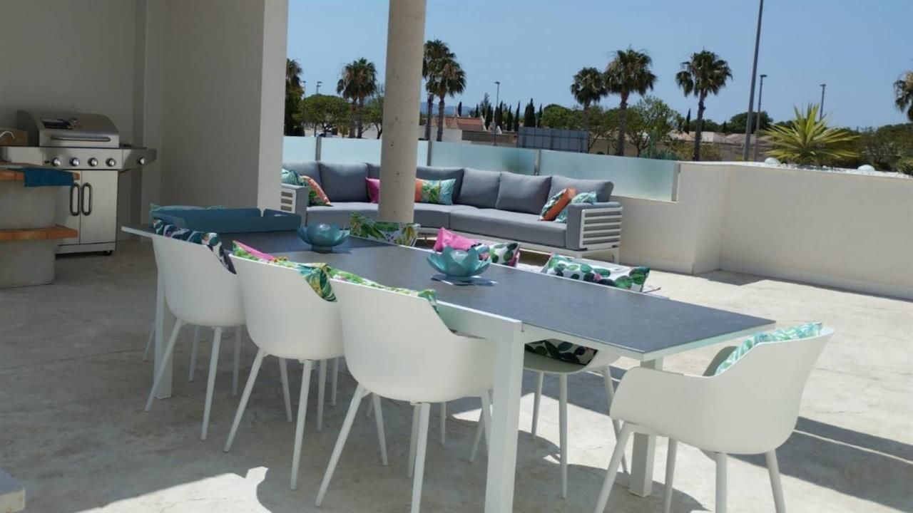 Terrace of Single-family semi-detached for sale in Torre-Pacheco  with Air Conditioner, Private garden and Swimming Pool