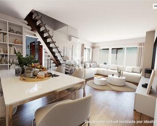 Living room of Attic for sale in Vilanova i la Geltrú  with Air Conditioner, Heating and Terrace