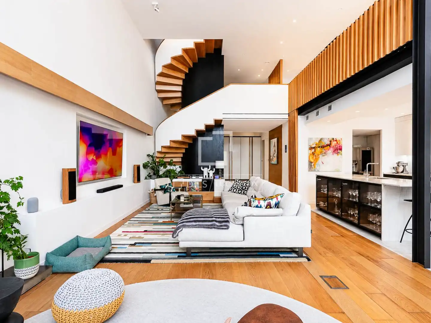 Sala d'estar de Casa o xalet en venda en Barcelona amb Aire condicionat, Jardí privat i Terrassa