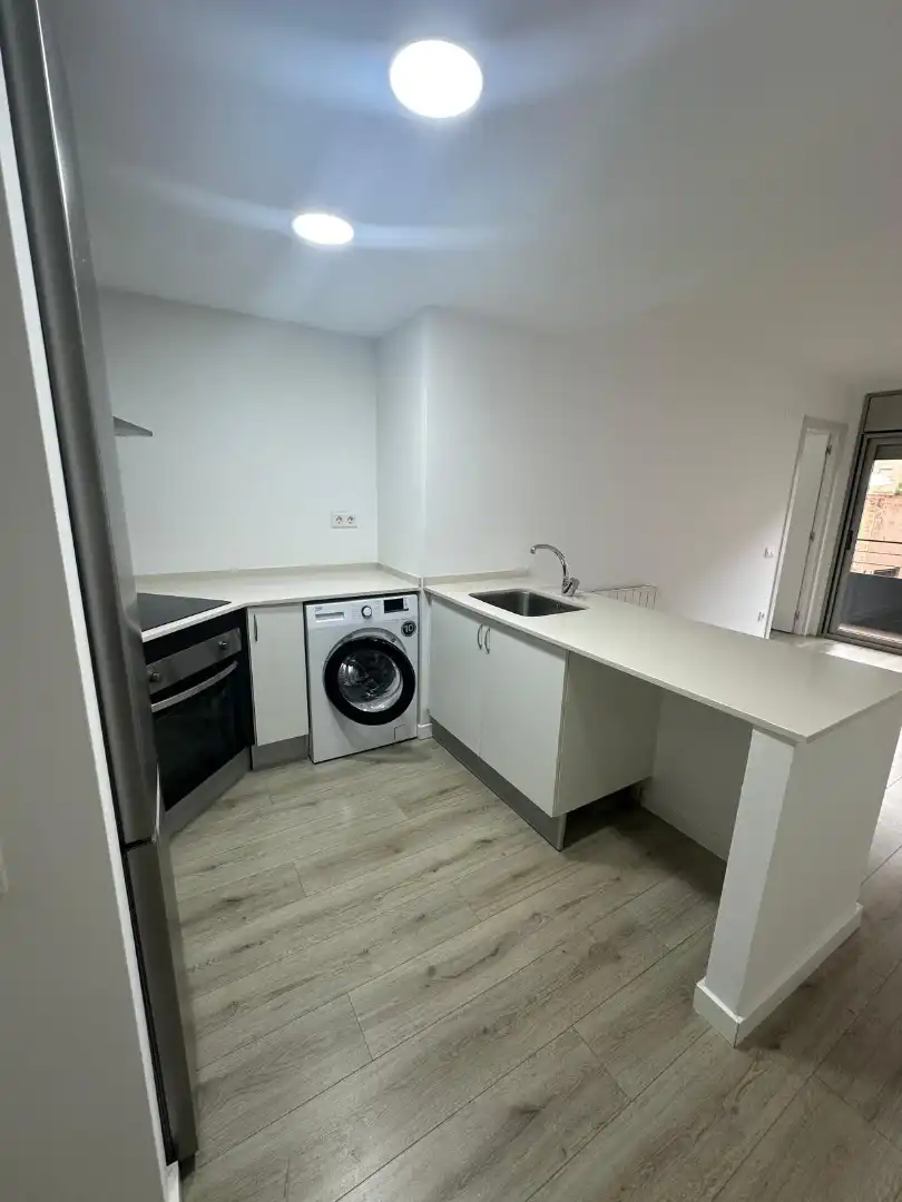 Küche von Wohnung zum Verkauf in Manresa mit Heizung, Parkett und Ofen