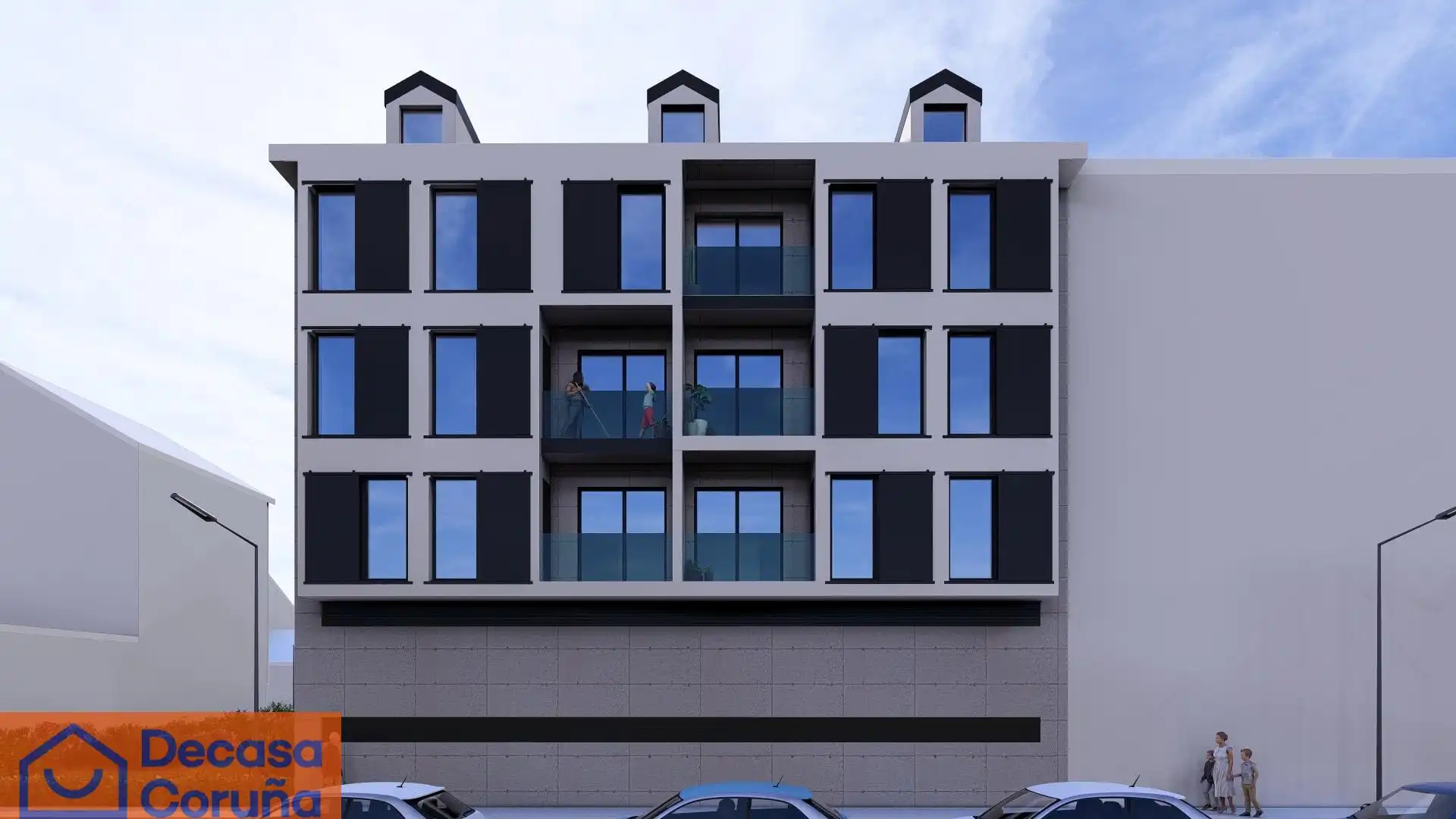 Vista exterior de Piso en venta en Arteixo con Calefacción, Terraza y Trastero