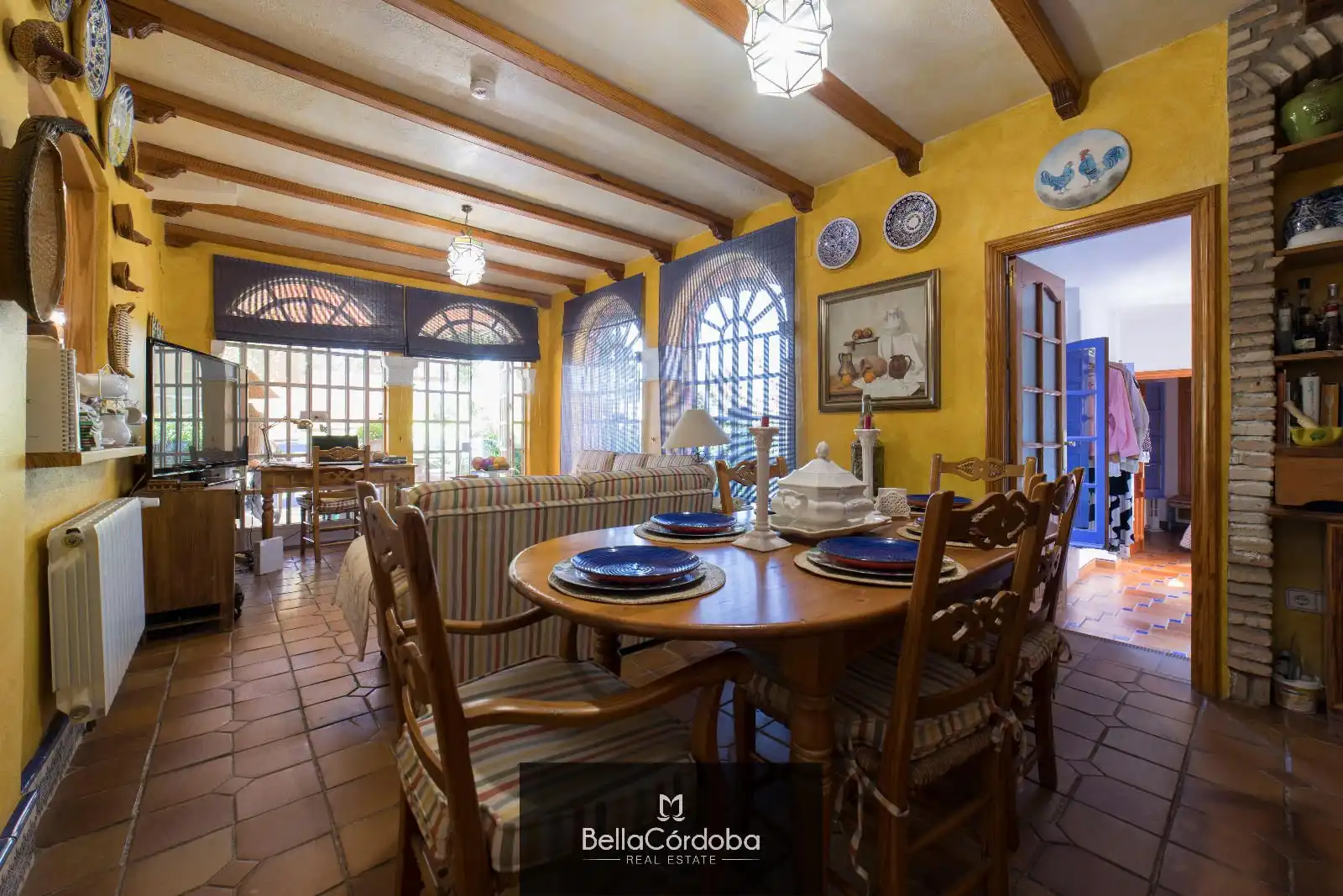 Dining room of Houses for sale in Córdoba  with Air Conditioner, Heating and Terrace