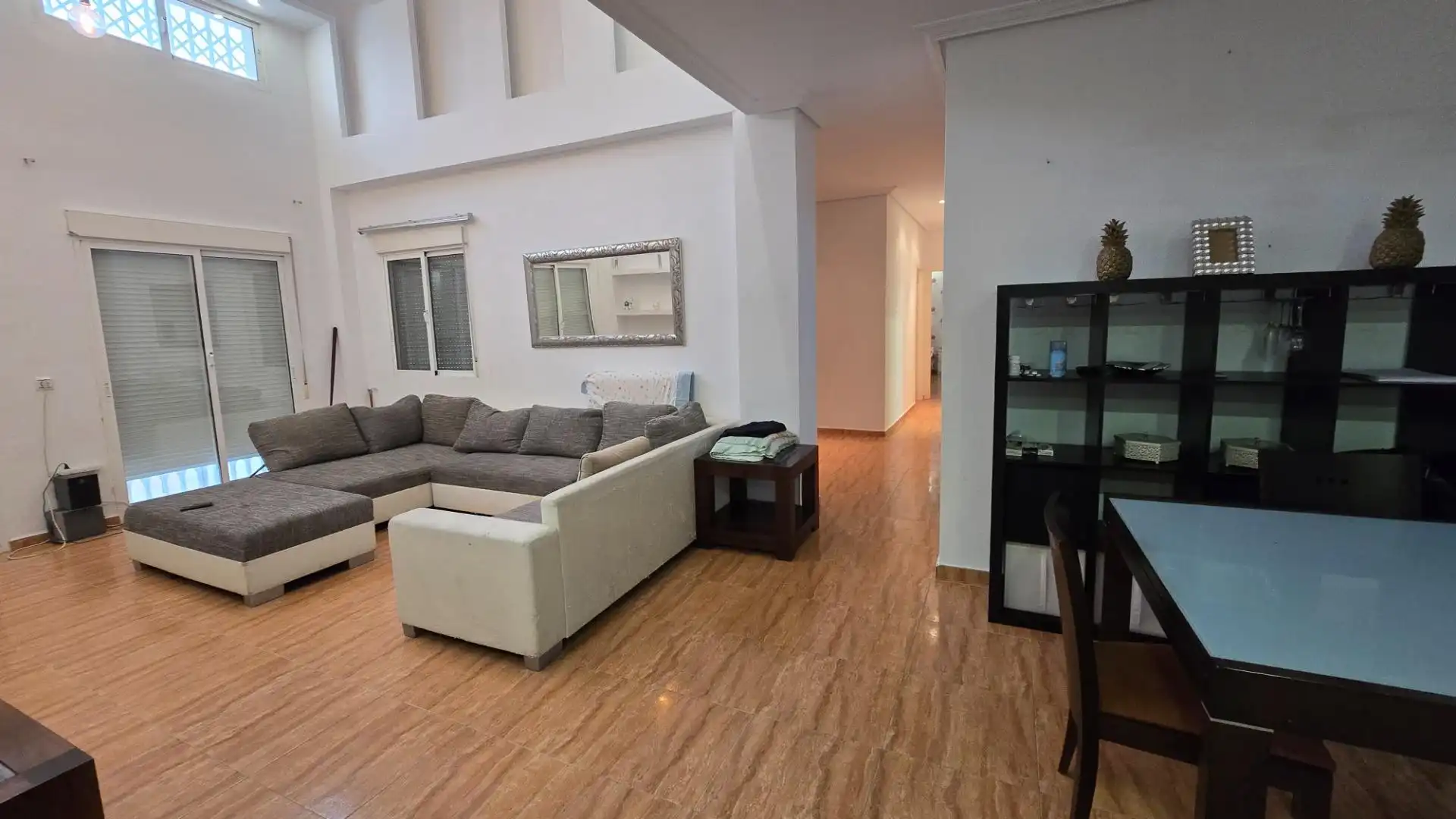 Sala d'estar de Casa o xalet en venda en Elche / Elx amb Aire condicionat, Terrassa i Traster