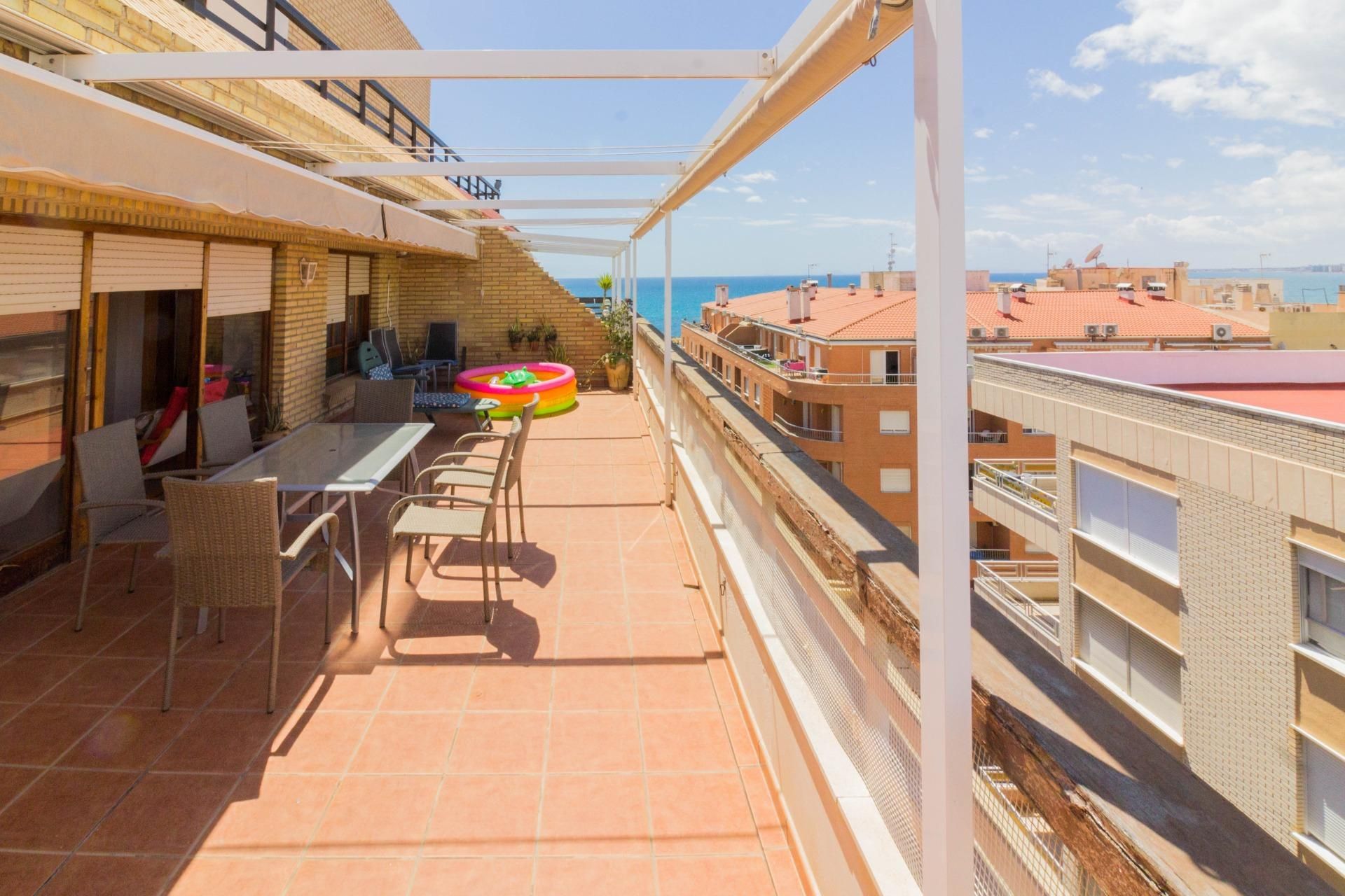 Terrace of Attic for sale in Torrevieja  with Air Conditioner, Terrace and Balcony