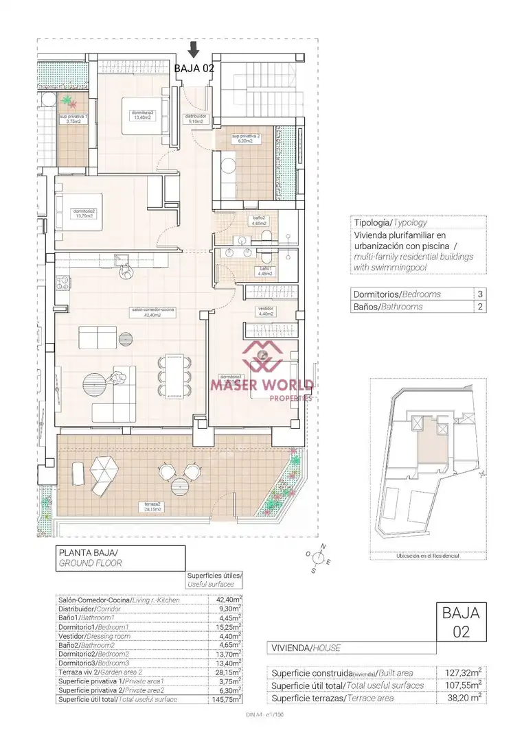 Rez-de-chaussée avec piscine à vendre à Hondón de las Nieves / El Fondó de les Neus, imagen 9