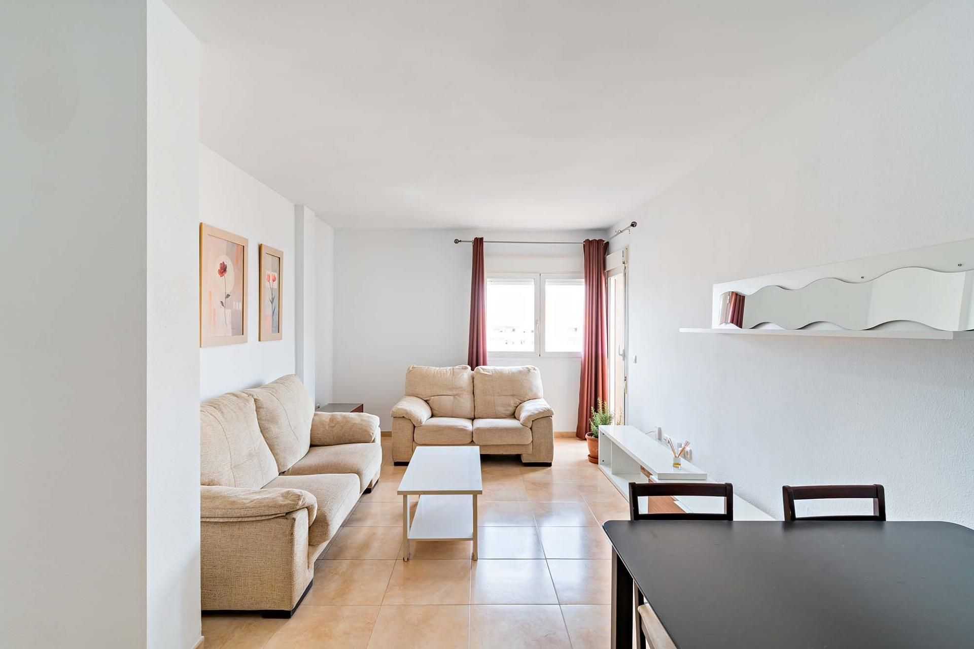 Living room of Flat for sale in El Ejido  with Heating, Terrace and Balcony