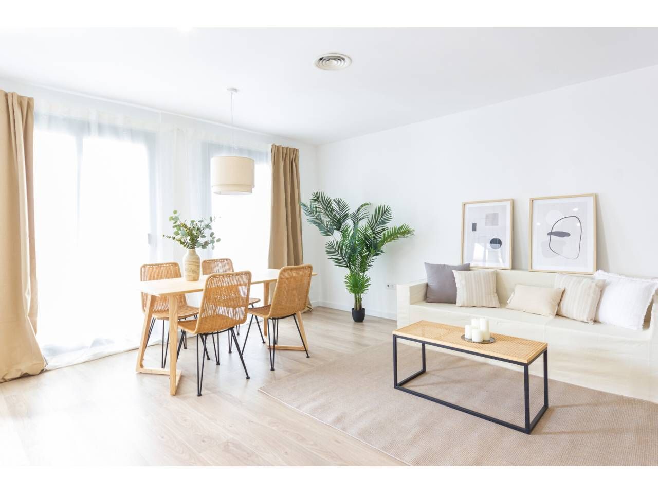 Living room of Flat for sale in Terrassa  with Air Conditioner, Heating and Terrace