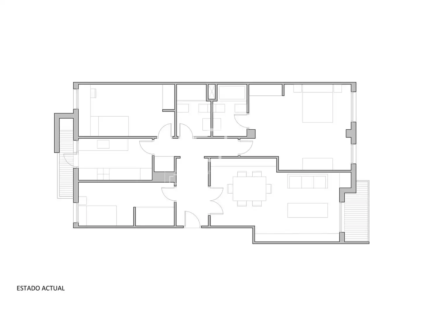 Wohnung zum Verkauf in Valencia mit Klimaanlage, Möbliert und Balkon