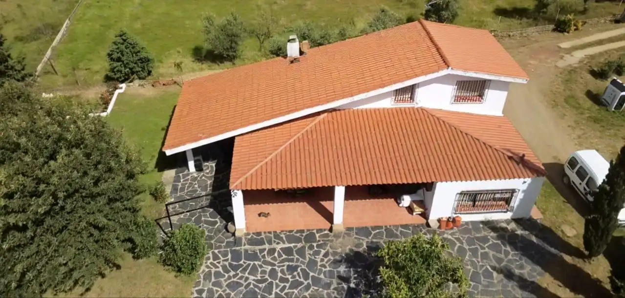 Exterior view of Country homes for sale in Plasencia  with Air Conditioner and Private garden