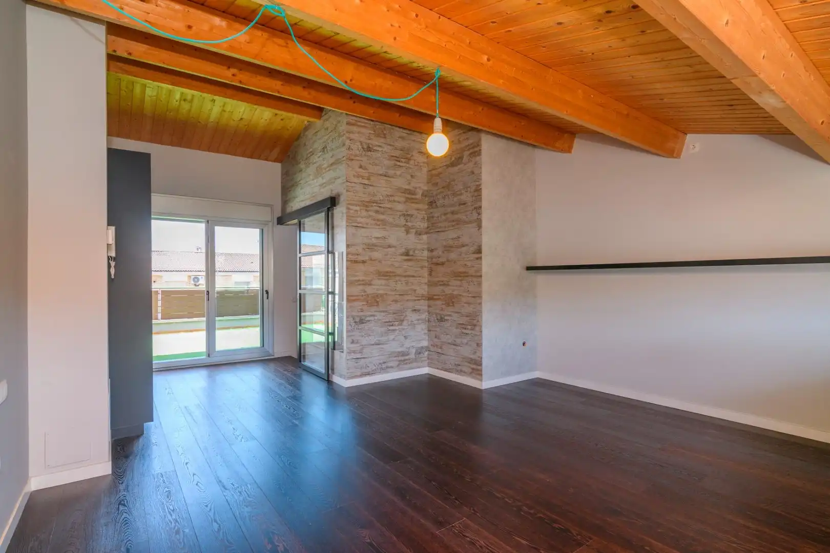 Sala d'estar de Casa o xalet en venda en Santpedor amb Calefacció, Jardí privat i Parquet