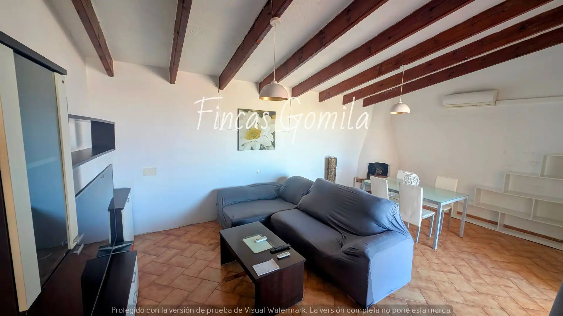 Sala d'estar de Apartament en venda en Es Mercadal amb Calefacció, Terrassa i Traster