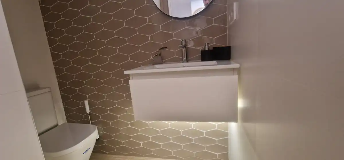 Baño de Casa o chalet en venta en Santa Pola con Aire acondicionado, Jardín privado y Piscina