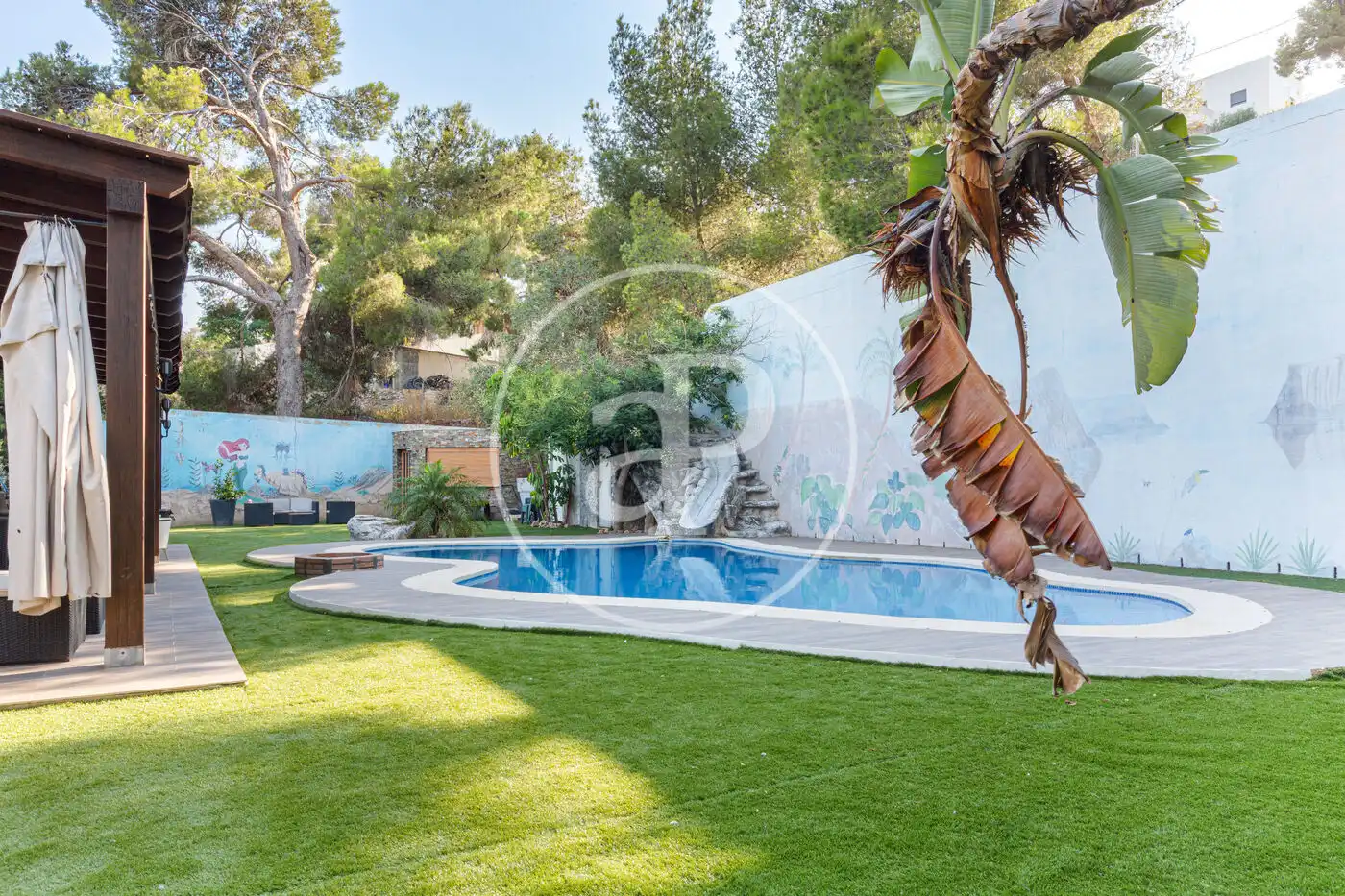 Swimming pool of Houses for sale in Chiva  with Air Conditioner, Heating and Private garden