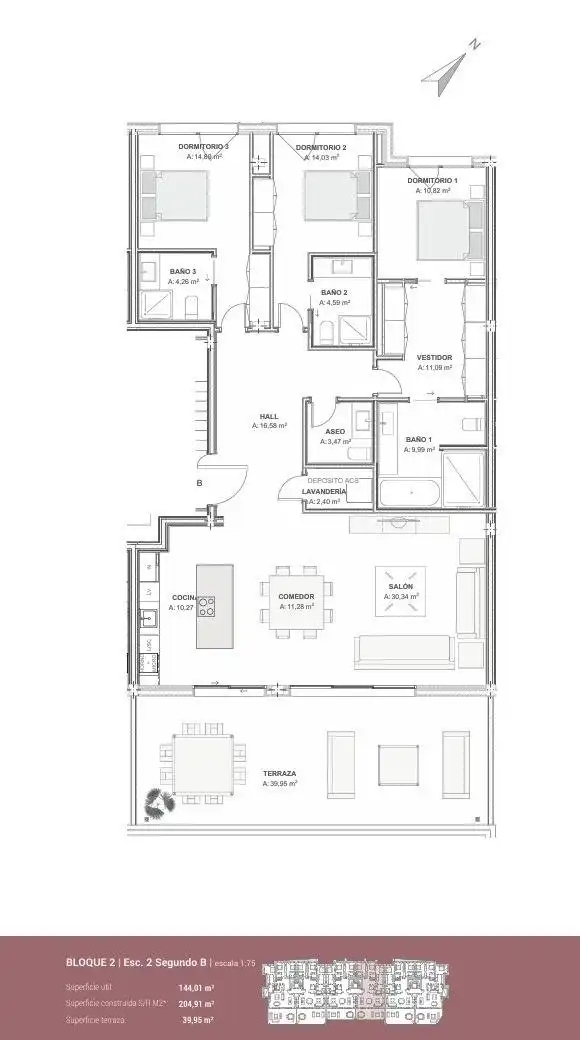 Attic for sale in Estepona  with Terrace, Storage room and Community pool