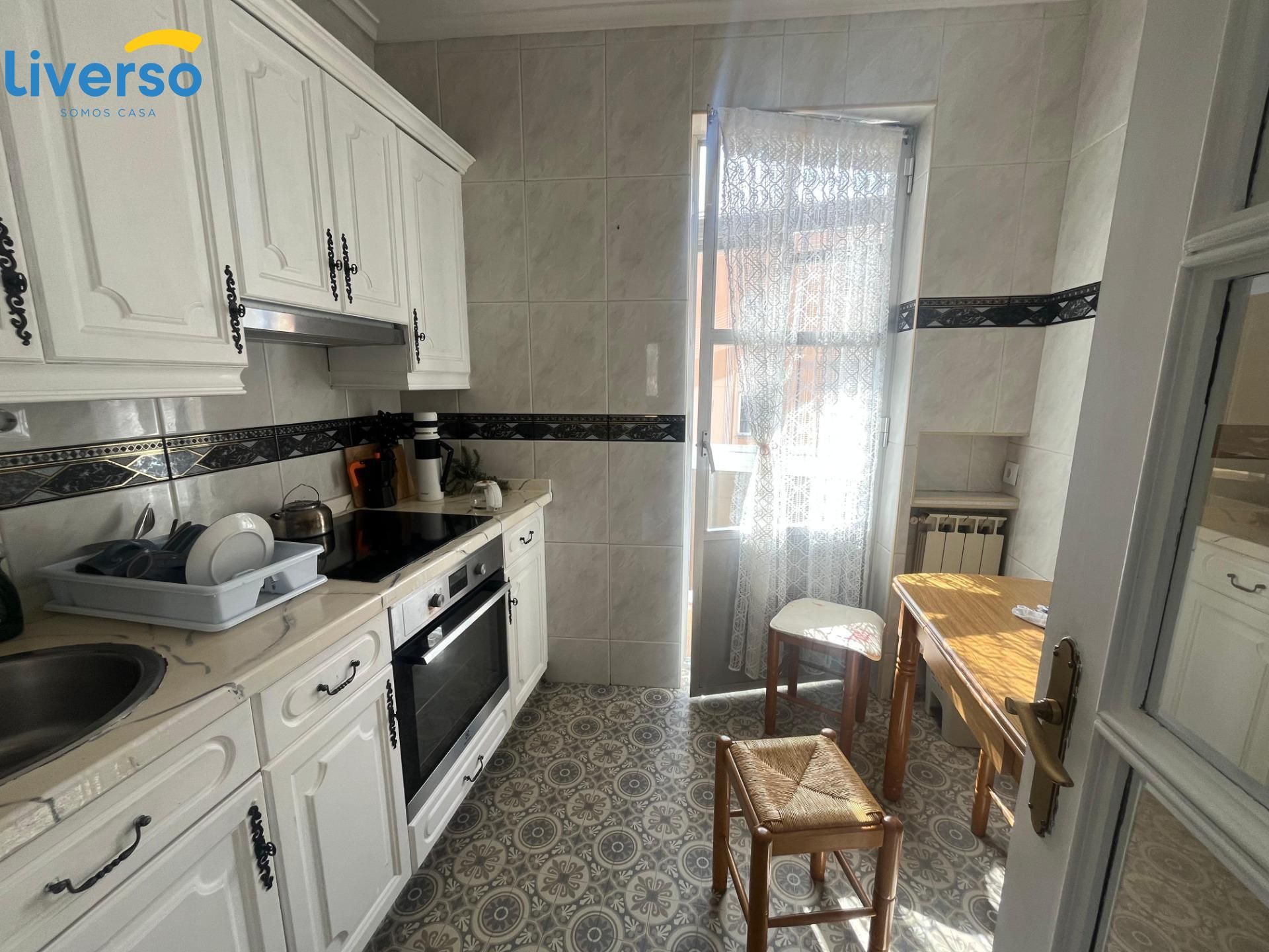 Kitchen of Flat for share in Burgos Capital  with Heating, Terrace and Balcony