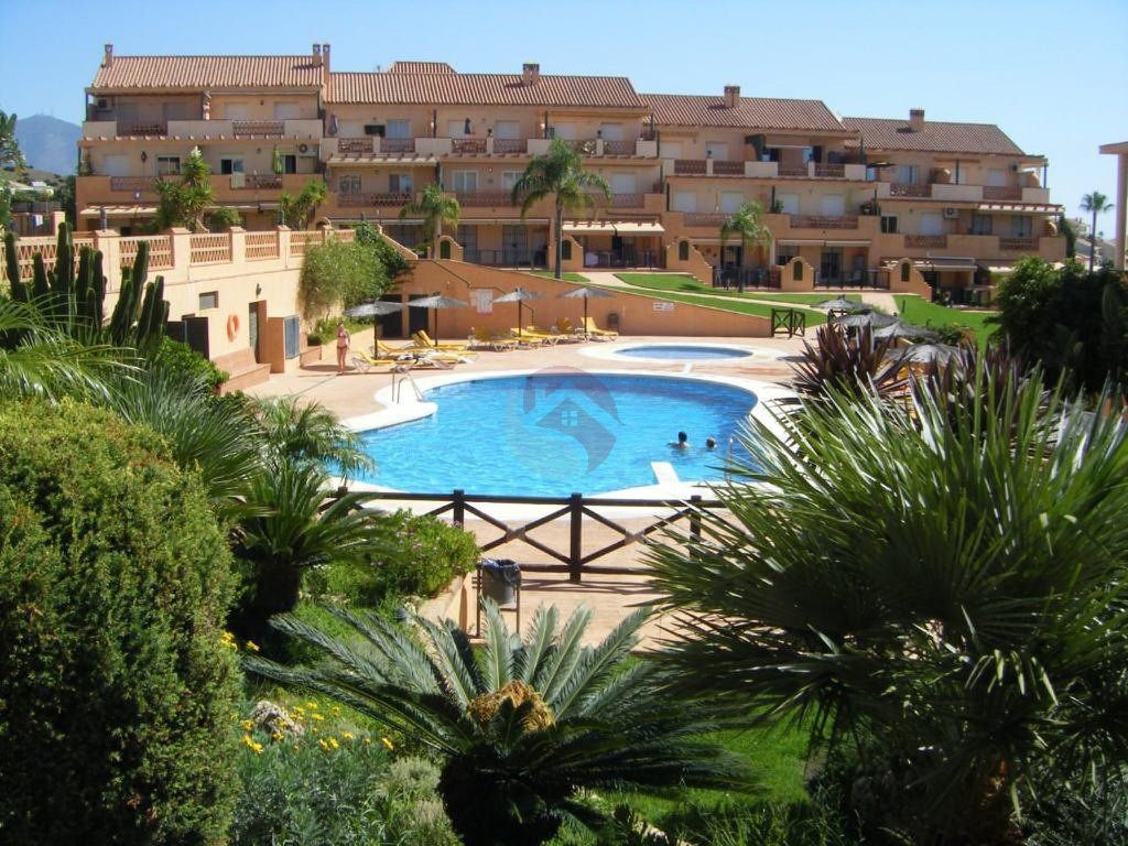 Swimming pool of Flat for sale in Mijas  with Air Conditioner, Terrace and Furnished