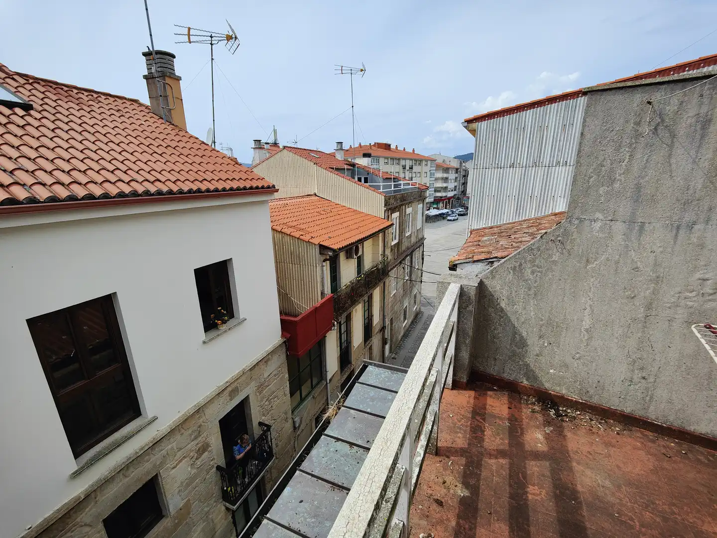 Vista exterior de Casa adosada en venta en Rianxo con Terraza