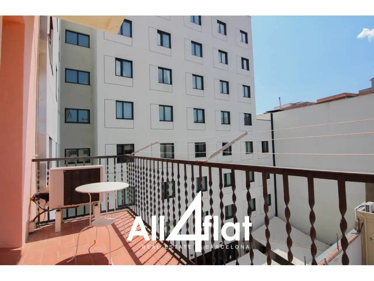 Terrace of Flat for rent in Barcelona  with Air Conditioner, Parquet flooring and Terrace